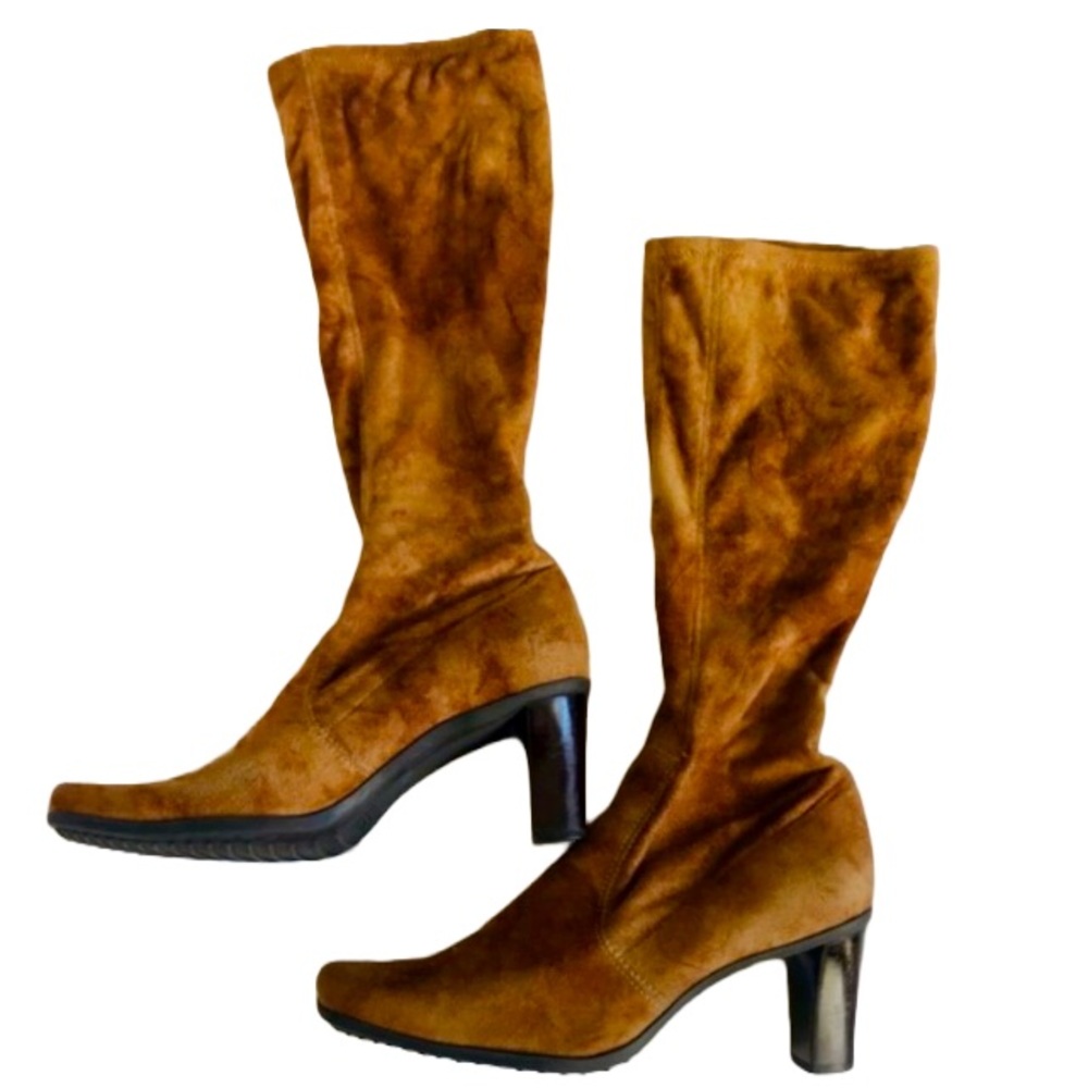Franco Sarto Vegan Suede Ruched Boots | 8M